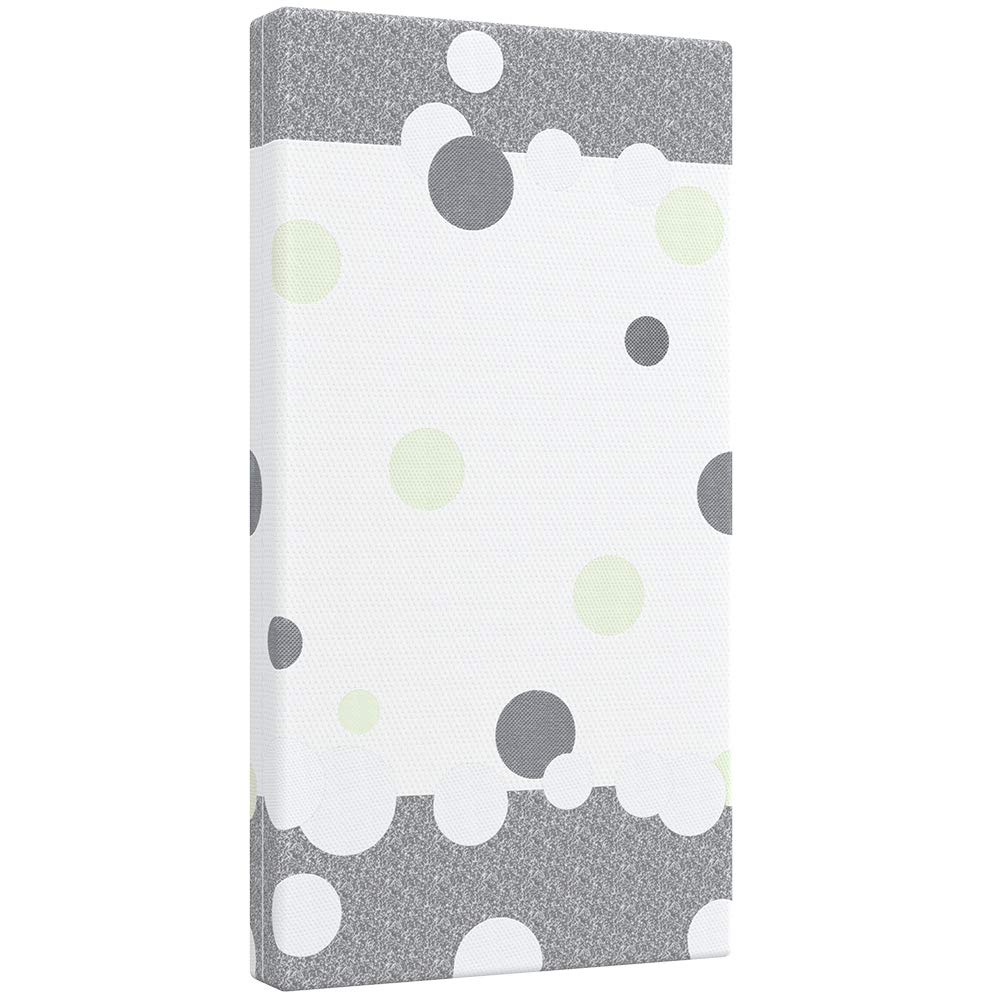 Dourxi 3-Layer 6 Inch Crib Mattress Dual-Sided | High Density Hard Foam for Infants, Cool Gel Memory Foam Side for Toddlers