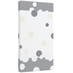 Dourxi 3-Layer 6 Inch Crib Mattress Dual-Sided | High Density Hard Foam for Infants, Cool Gel Memory Foam Side for Toddlers