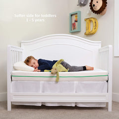 My First Flip Mattress Combination Baby Crib Mattress or Toddler Bed Mattress