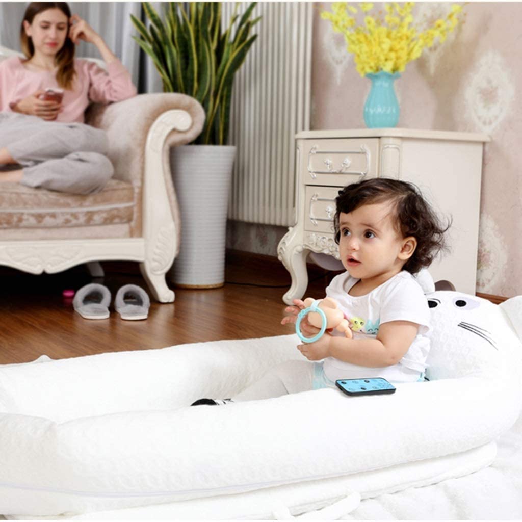 TONGSH Baby Lounger, Infant Sleeper, Newborn Lounger, Nap Sleeper Seat Baby Bassinet for Bed Travel Bed Safer Comfortable Co-Sleeping for 0-10 Months