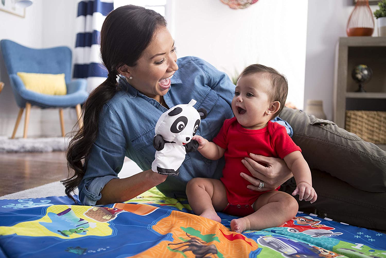 Baby Einstein 5-in-1 Journey of Discovery Activity Gym and Play Mat, Ages Newborn +