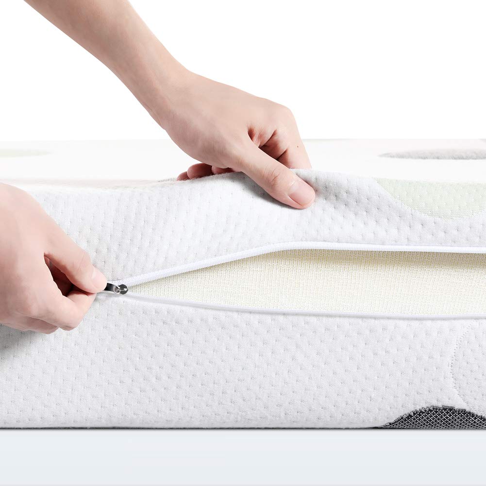 Dourxi 3-Layer 6 Inch Crib Mattress Dual-Sided | High Density Hard Foam for Infants, Cool Gel Memory Foam Side for Toddlers