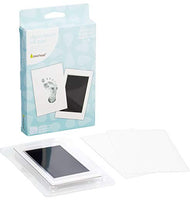 Pearhead Newborn Baby Handprint or Footprint “Clean-Touch” Ink Pad, 2 Uses, Black