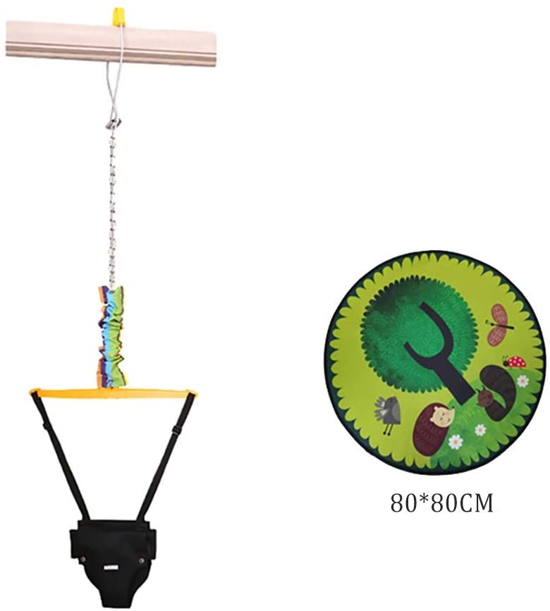 Baby Door Jumper Baby Jumper Doorway, Door Jumper Exerciser with Door Clamp and Foot Bottom Cushion Baby Jumpers