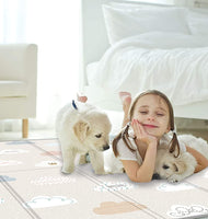 Parklon Silky Folding Play Mat (Cloud Bebe, 78.7x55.1x0.4 in.)