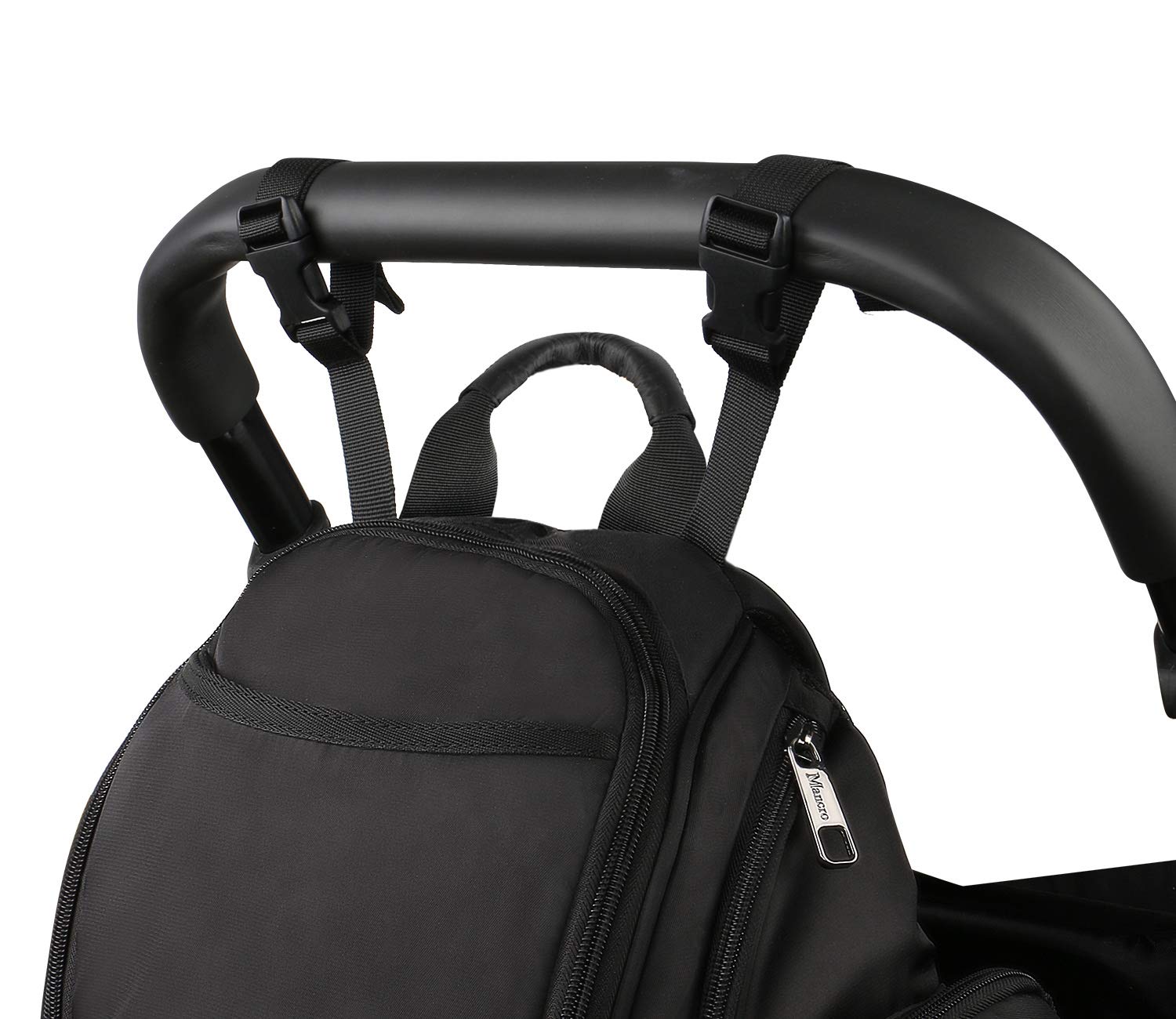 Diaper Bags for Boys, Large Baby Diaper Bookbag with Changing Pad, Stroller Straps, Lots of Pockets for Dad and Mom