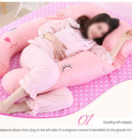 LILIJIA Sleeping Support U Shape Pregnant Women Pillow,u Shape Maternity Pregnancy Side Body Breastfeeding Pillow