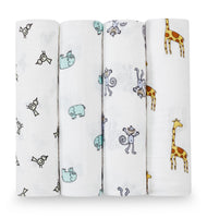 aden + anais Swaddle Blanket, Boutique Muslin Blankets for Girls & Boys, Baby Receiving Swaddles, Ideal Newborn & Infant Swaddling Set