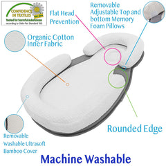 Baby Lounger Original Portable Bassinet Baby Bed Baby Cocoon Baby Pillow Travel Crib Baby Nest Co Sleeping Newborn Lounger Infant Bassinet Newborn Nest Baby Sleep Baby Head Support Pillow