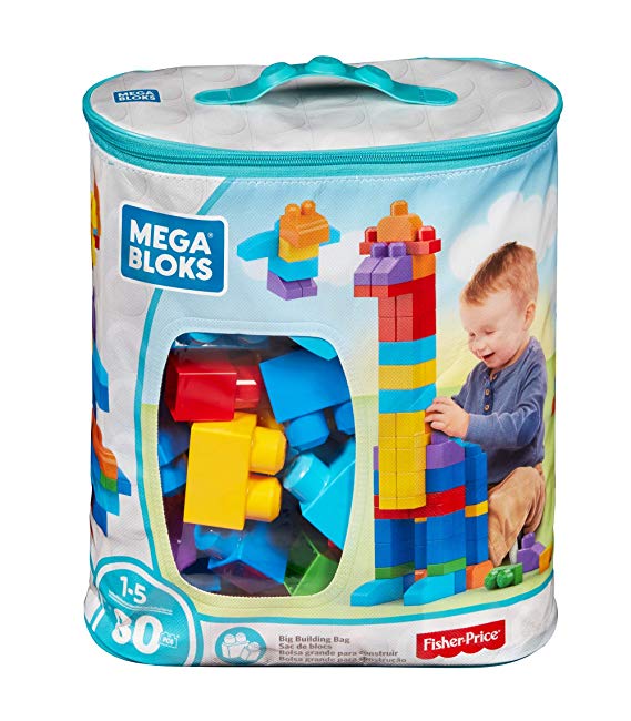 Mega Bloks 80-Piece Big Building Bag, Classic