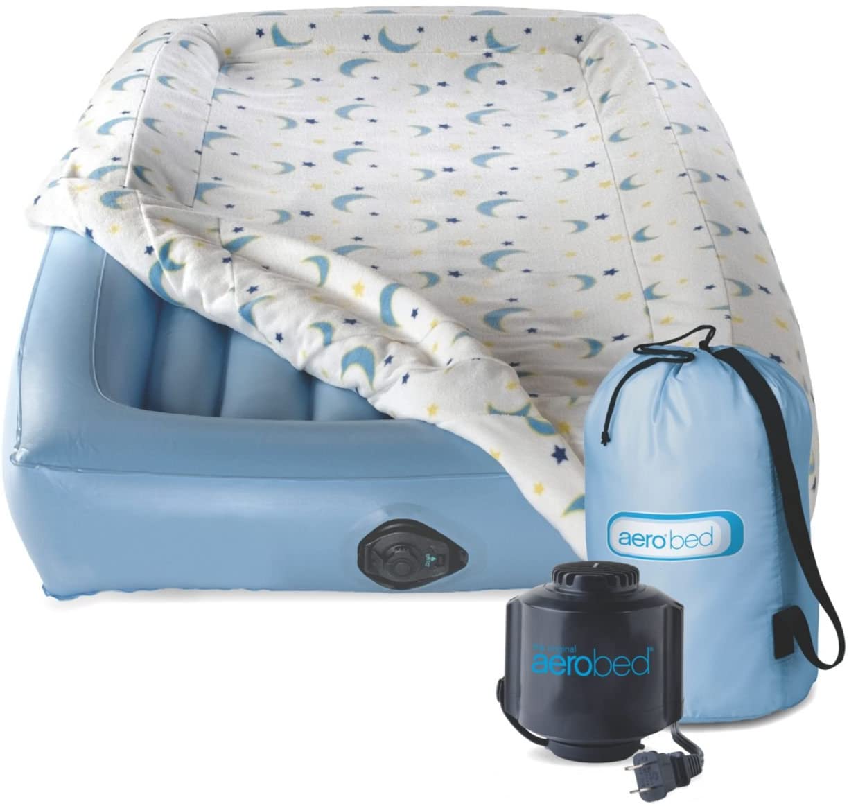 AeroBed Air Mattress for Kids,Blue,Twin