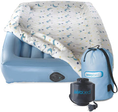 AeroBed Air Mattress for Kids,Blue,Twin