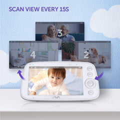 Additional Camera Unit for VAVA Baby Monitor, 720p HD Resolution, Scan View