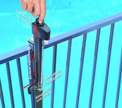 National Hardware N346-204 MagnaLatch Automatic Magnetic Pool Safety Latch with Top Pull for Gates 48