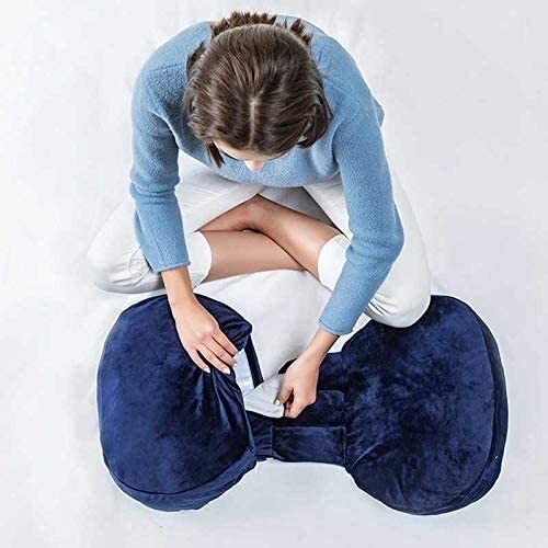 ERDFCV Pregnancy Pillow,U-Shaped Full Body Pillow and Maternal Support 100% Cotton Satin Cotton Cover Maternity Pillow Baby Breastfeeding Pillows Pregnancy Waist Pillow