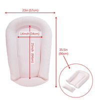 Premium Baby Nest, Baby Lounger - Durable Deluxe Jacquard Cotton Cosleeper for Baby