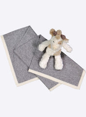 giggle 100% Cashmere Blanket for Babies and Toddlers - Extra Soft and Cuddly Baby Blanket for Perfect Relaxation - Baby Vanilla