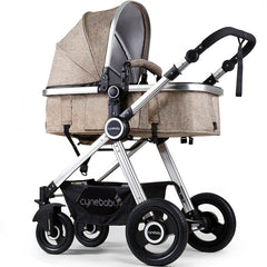 Newborn Baby Stroller Pram Stroller Folding Convertible Carriage Luxury Bassinet Seat