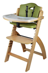 Abiie Beyond Wooden High Chair with Tray. The Perfect Seating Highchair