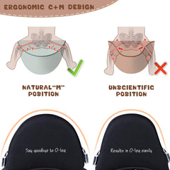 Baby Hip Seat Carrier Waist Stool – Safety Certified Back Pain Relief Soft Carrier