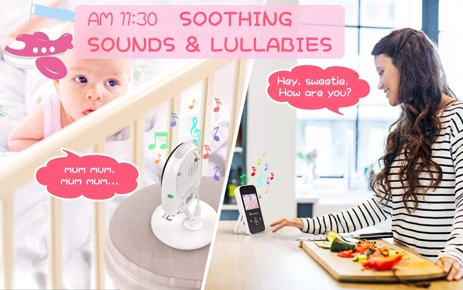 Clearance Sale Video Baby Monitor, 2.4