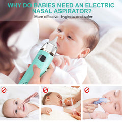 Comezy Baby Nasal Aspirator - Electric Nose Suction for Baby - Automatic Snot Sucker for Toddlers