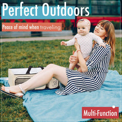 Koalaty 3-in-1 Universal Baby Travel Bag, Portable Bassinet Crib, Changing Station and Diaper Bag for Newborns or Infants. The best baby shower gift for new mom and dad.