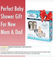 Koalaty 3-in-1 Universal Baby Travel Bag, Portable Bassinet Crib, Changing Station and Diaper Bag for Newborns or Infants. The best baby shower gift for new mom and dad.