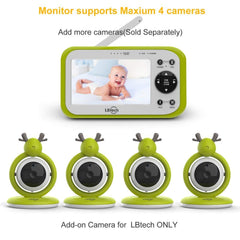 LBtech Video Baby Monitor with One Camera and 4.3