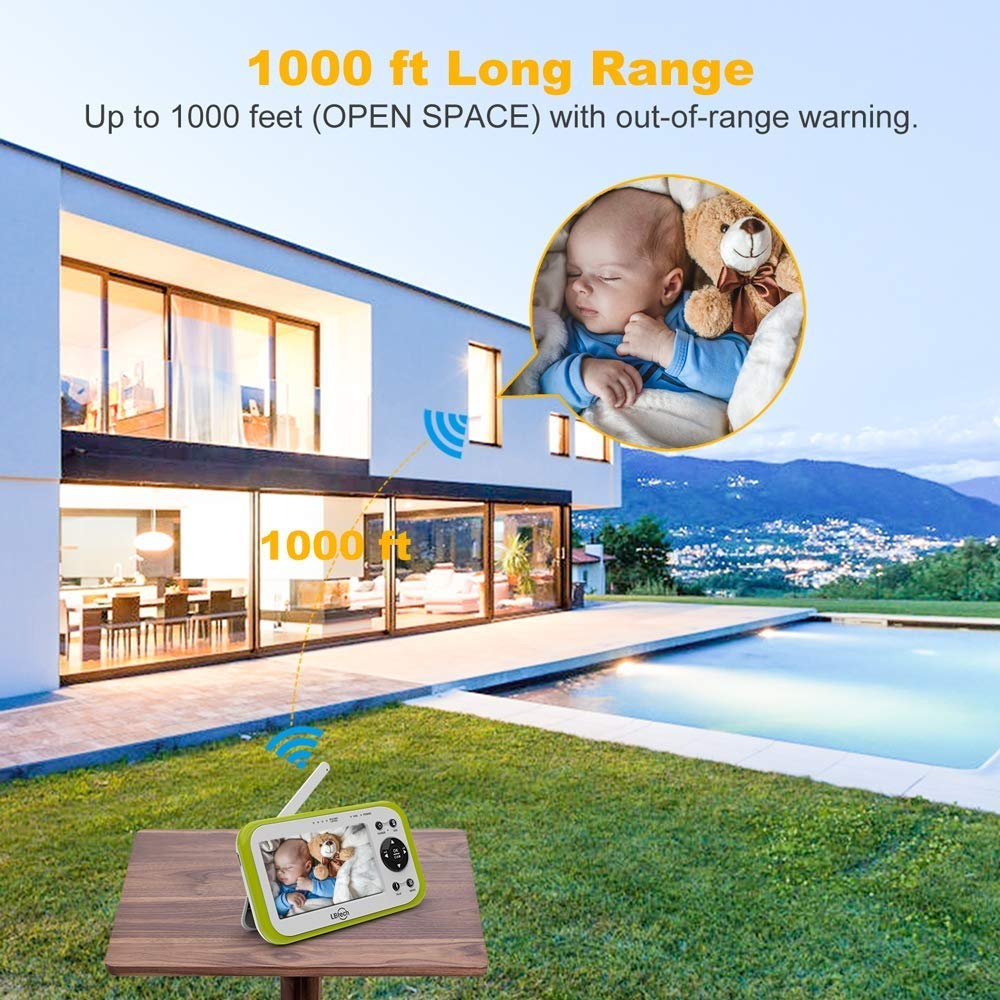 LBtech Video Baby Monitor with One Camera and 4.3