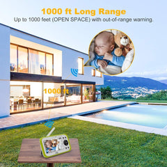 LBtech Video Baby Monitor with One Camera and 4.3