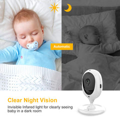LBtech Video Baby Monitor with Two Cameras and 4.3
