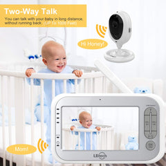 LBtech Video Baby Monitor with Two Cameras and 4.3