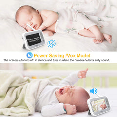 LBtech Video Baby Monitor with Two Cameras and 4.3