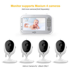 LBtech Video Baby Monitor with Two Cameras and 4.3