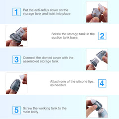 Nasal Aspirator, Queenmew Baby Nose Cleaner Electric & Ear Wax Remover