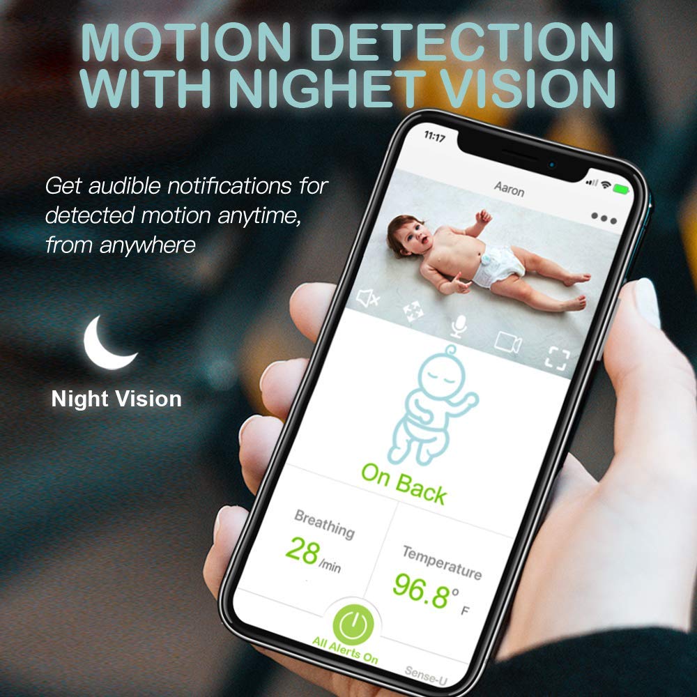 Sense-U Video Baby Monitor with 1080P HD Video Camera