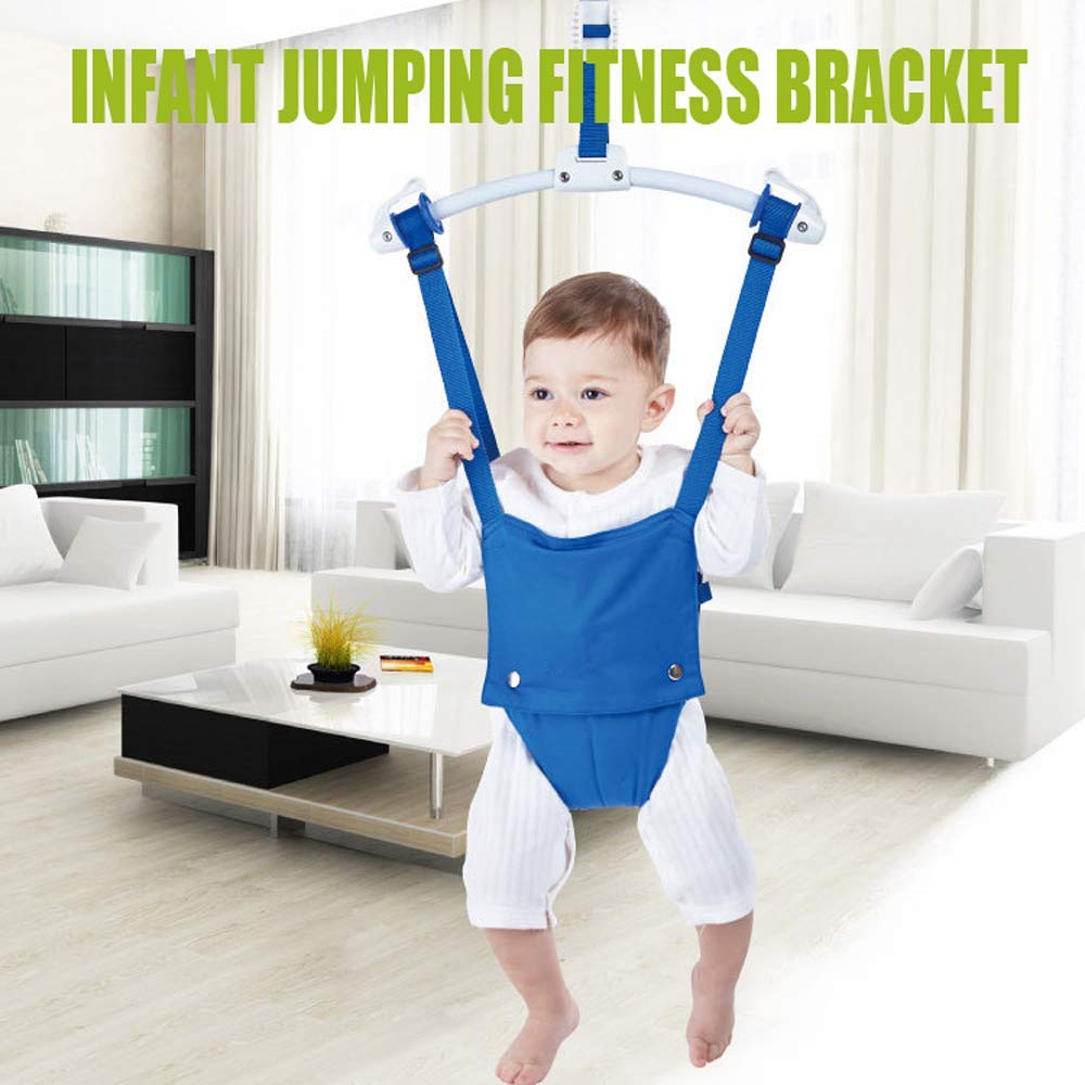 Baby Door Jumpers and Bouncers Exerciser Set with Door Clamp Adjustable Strap for Toddler Infant 6-24 Months