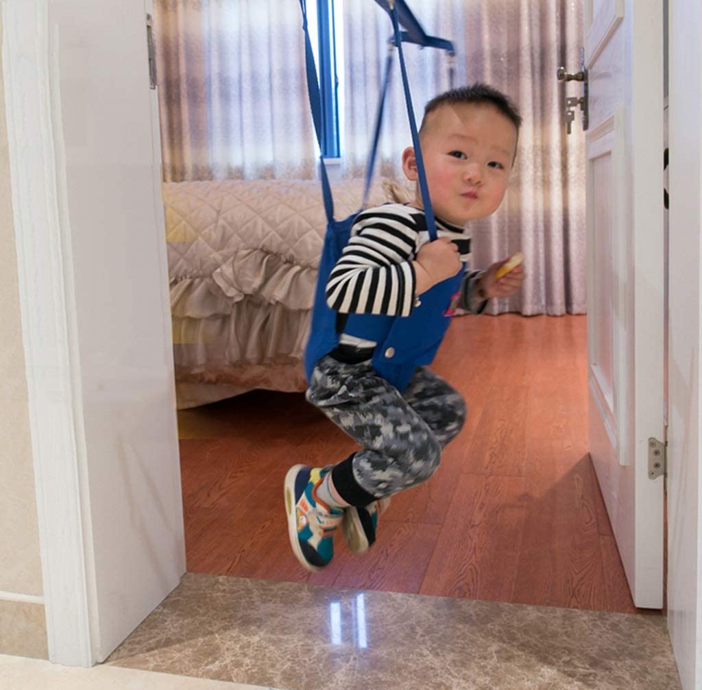 Baby Door Jumper Baby Jumper Doorway, Door Jumper Exerciser with Door Clamp Baby Jumpers and Bouncers Doorway Infant Fitness Rack Fun Hanging Jump Seat
