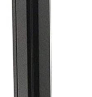 Weatherables Trident 10 Inch Tall Black Magnetic Vertical-Pull Pool Child Safety Gate Latch | Keyed Alike | TRIDENT-10-BK-KA-WEA