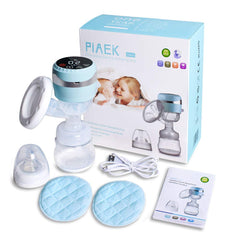 PiAEK Portable Electric Breastfeeding Pumps Integrated Single Convenient Milk Breast Pump