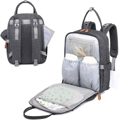 Diaper Bag Backpack, BabbleRoo Baby Nappy Changing Bags Multi function Waterproof Travel Back Pack