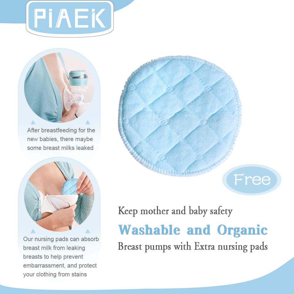 PiAEK Portable Electric Breastfeeding Pumps Integrated Single Convenient Milk Breast Pump