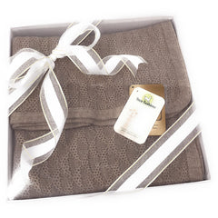 Baby Blanket & Lap Throw,100% Baby Alpaca Wool, Unisex, Hypoallergenic, Dye Free, Pure & Natural (Taupe Rose)