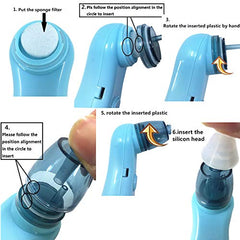 USB Rechargable Electric Nasal Aspirator Silicon Tip