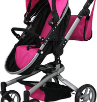 Mommy & me 2 in 1 Deluxe Doll Stroller Extra Tall 32'' HIGH 9695
