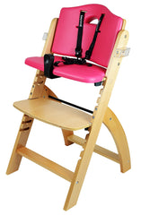 Abiie Beyond Wooden High Chair with Tray. The Perfect Adjustable Baby Highchair Solution