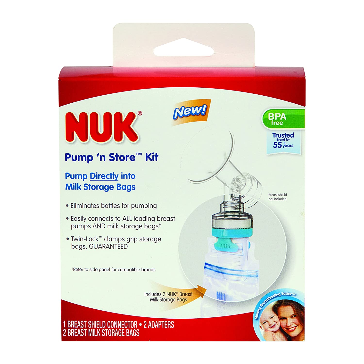 NUK Pump N Store Breast Milk Storage Kit