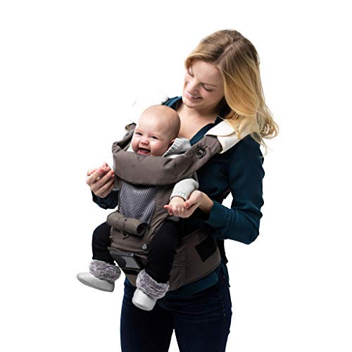 Abiie HUGGS Baby Carrier Hip Seat - Approved by U.S. Safety Standards - Healthy Sitting Position (M-Position)