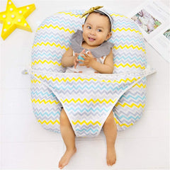 QERNTPEY Baby Sofa Newborn Lounger Baby Support Seat Chair Cushion Sofa Nursing Pillow Couch Bed Sitting Sofa with Seat Belt Learn to Sit